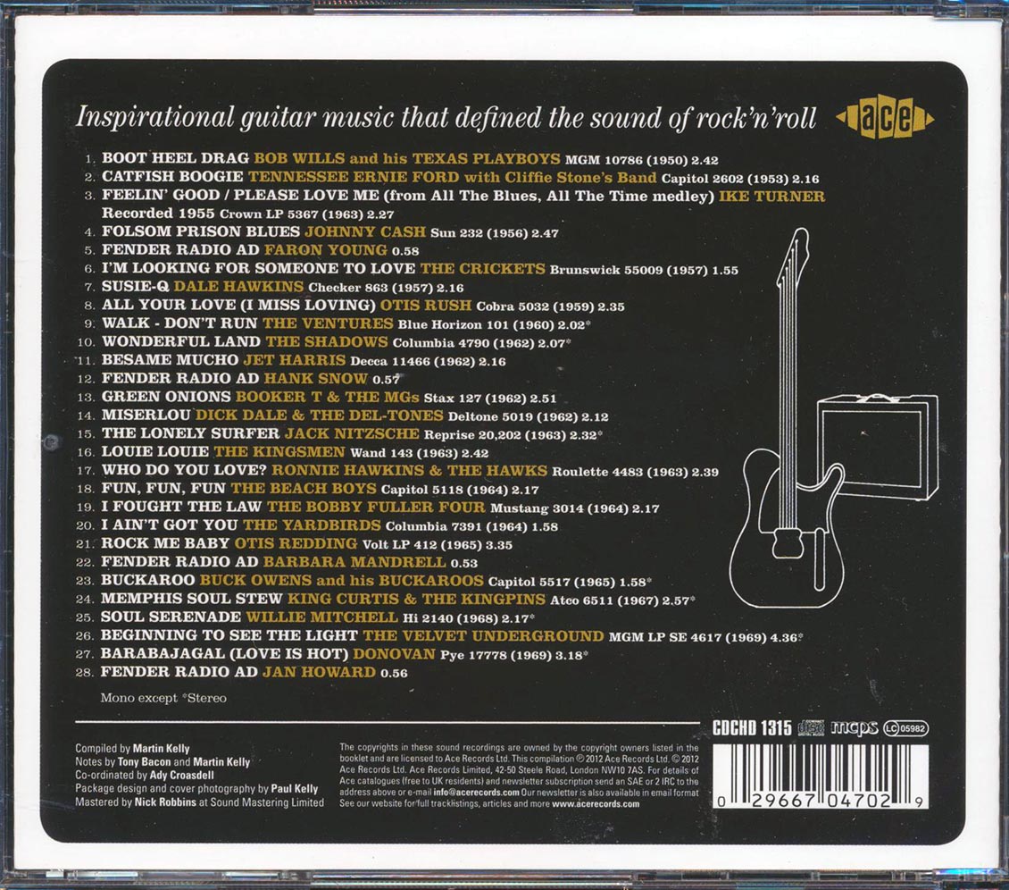 Various - Fender: The Golden Age 1950-1970: Inspirational Guitar Music That Defined The Sound Of Rock N Roll (28 tracks)