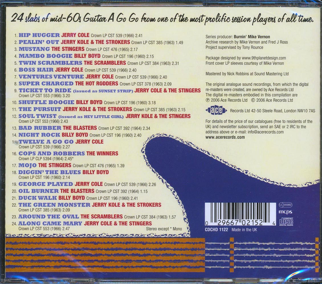 Jerry Cole - Hot Rod Twangin (24 tracks)