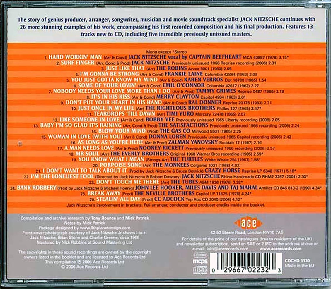 Various - Hard Workin Man: The Jack Nitzsche Story Volume 2 (26 tracks)