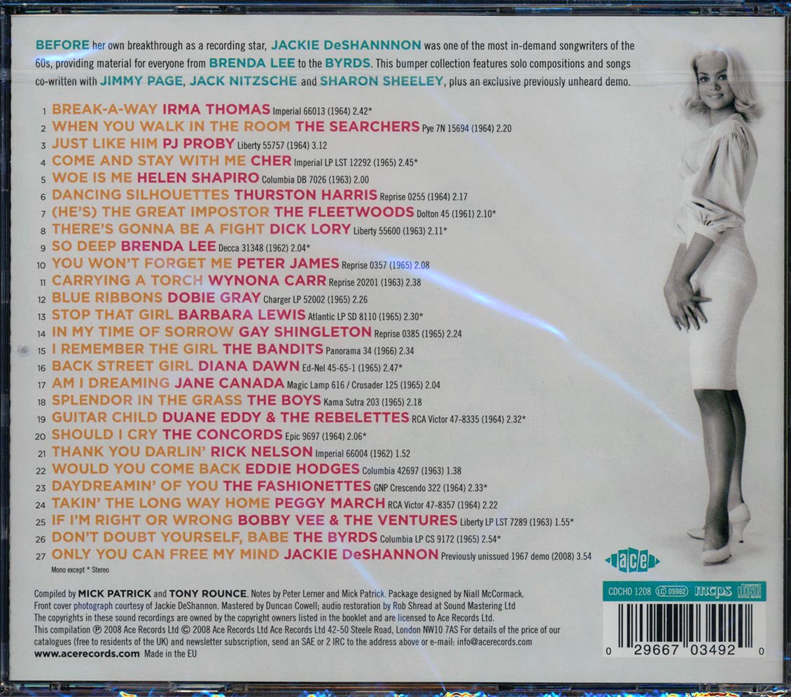 Various - Break A Way: The Songs Of Jackie DeShannon 1961-1967 (27 tracks)