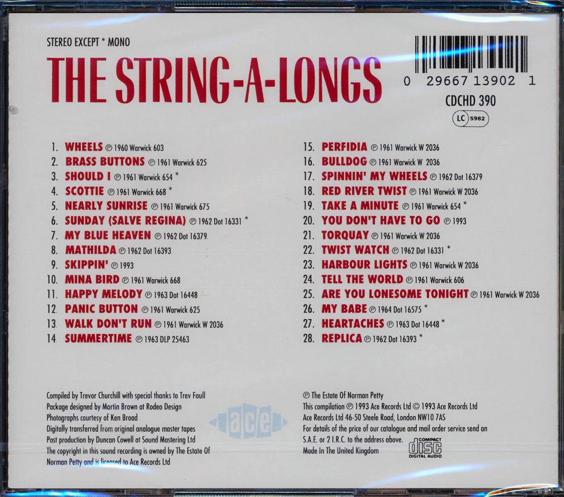 String A Longs - Wheels And 25 Other Great Instrumentals (28 tracks)