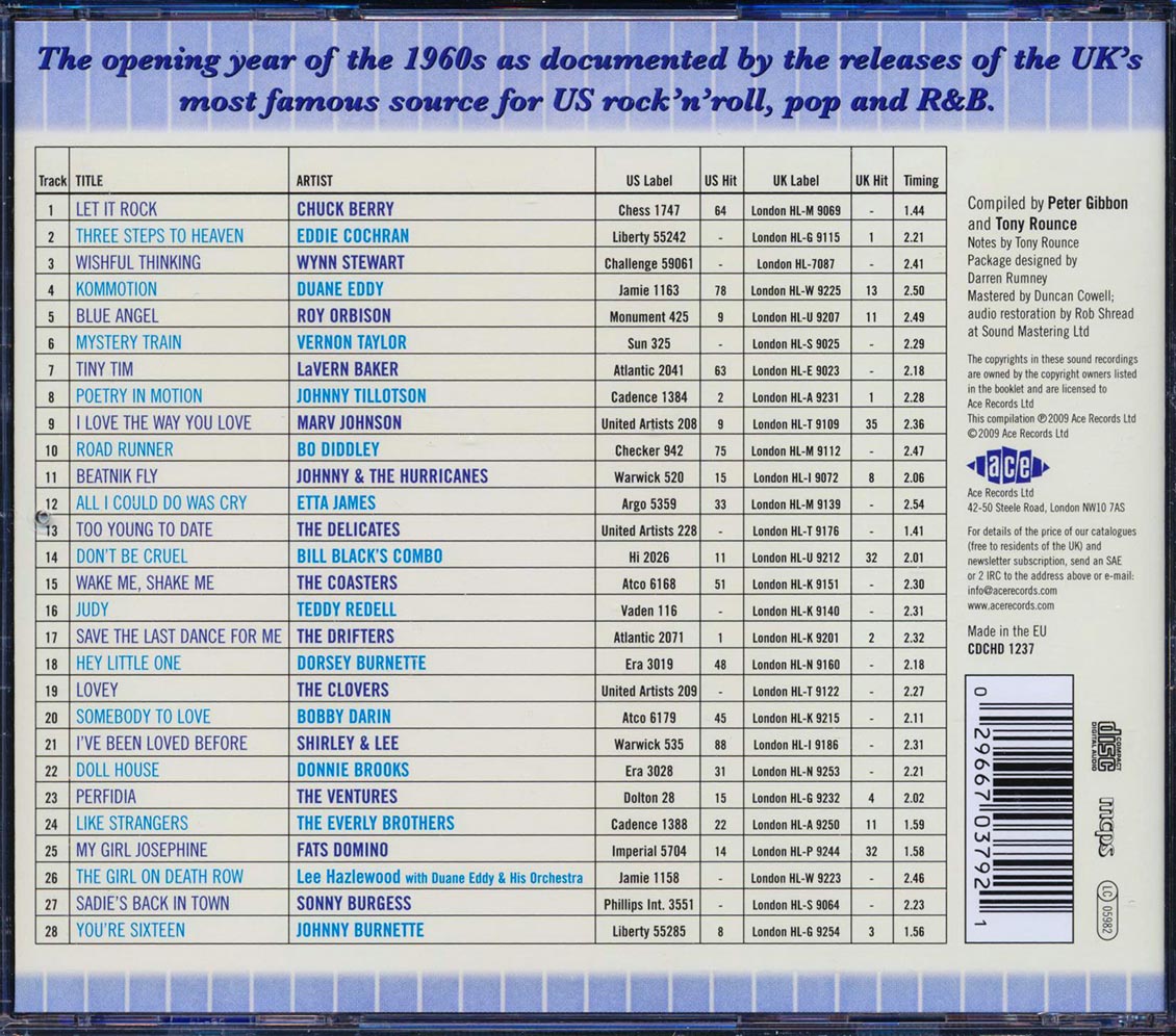 Various - The London American Label Year By Year: 1960 (28 tracks)