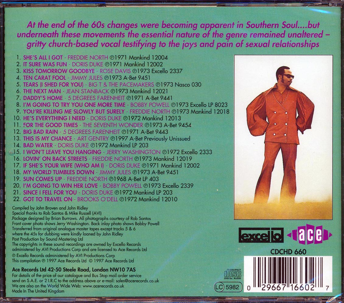Various - The Heart Of Southern Soul Volume 3: The Flame Burns On (22 tracks)