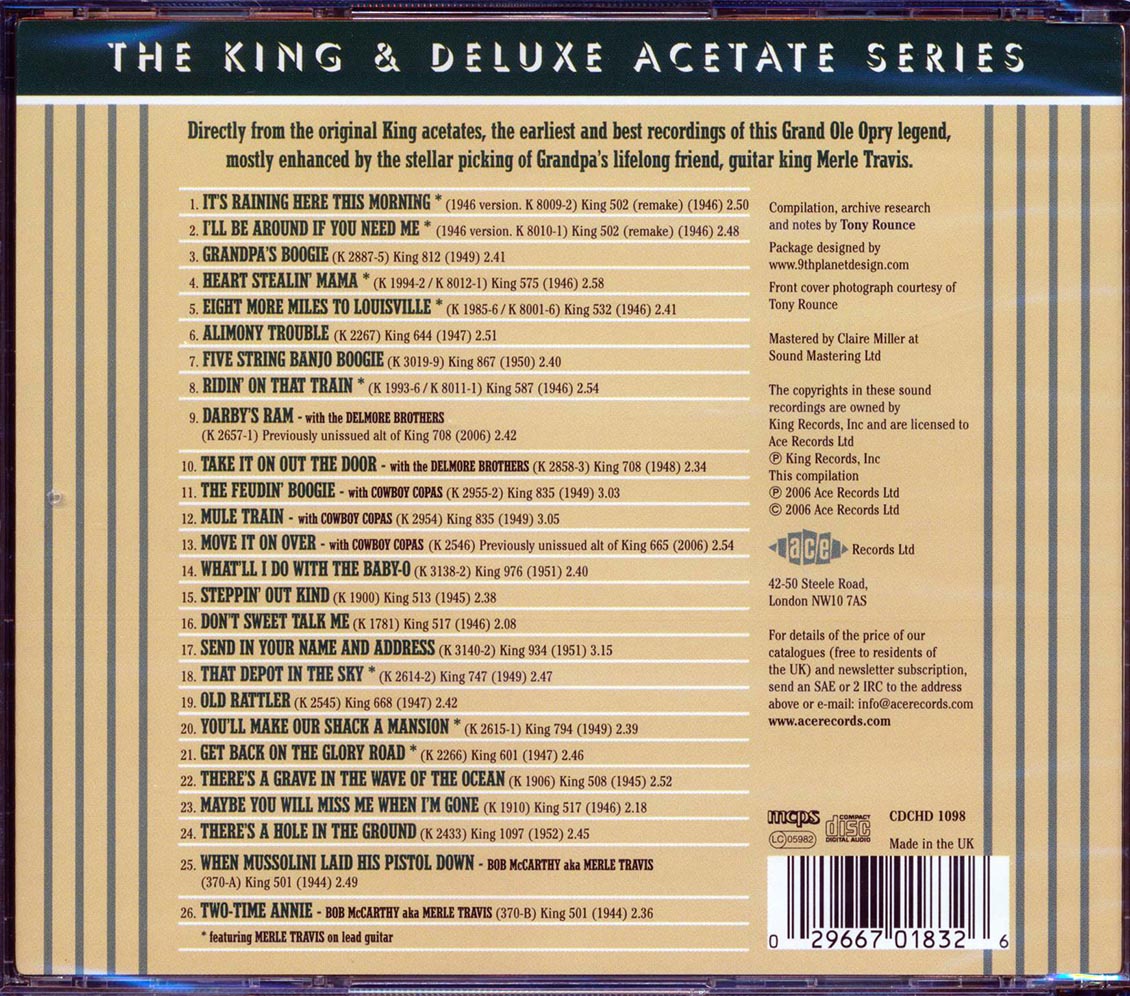 Grandpa Jones - Steppin Out Kind (26 tracks)