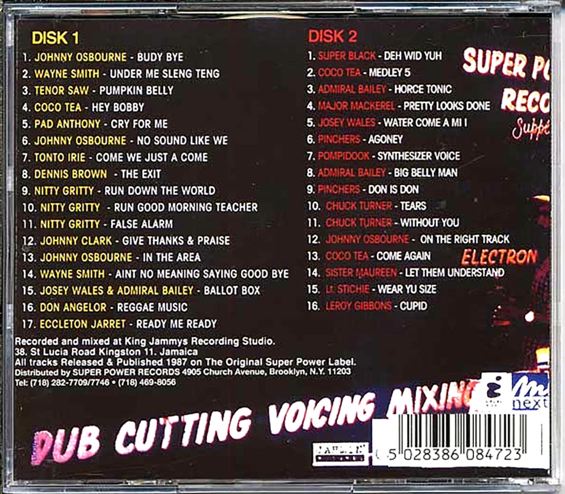 Tenor Saw, Nitty Gritty, Wayne Smith, Johnny Osbourne, Etc. - King Jammys Revenge Of Super Power Allstars Volume 2 (33 tracks) (2xCD)