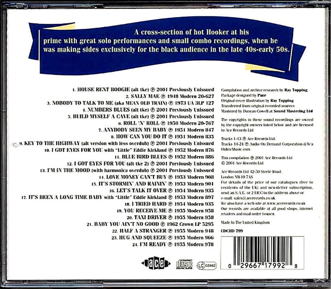 John Lee Hooker - Presents House Rent Boogie (24 tracks)