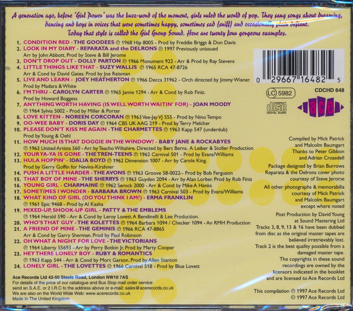 Various - Where The Girls Are (24 tracks)