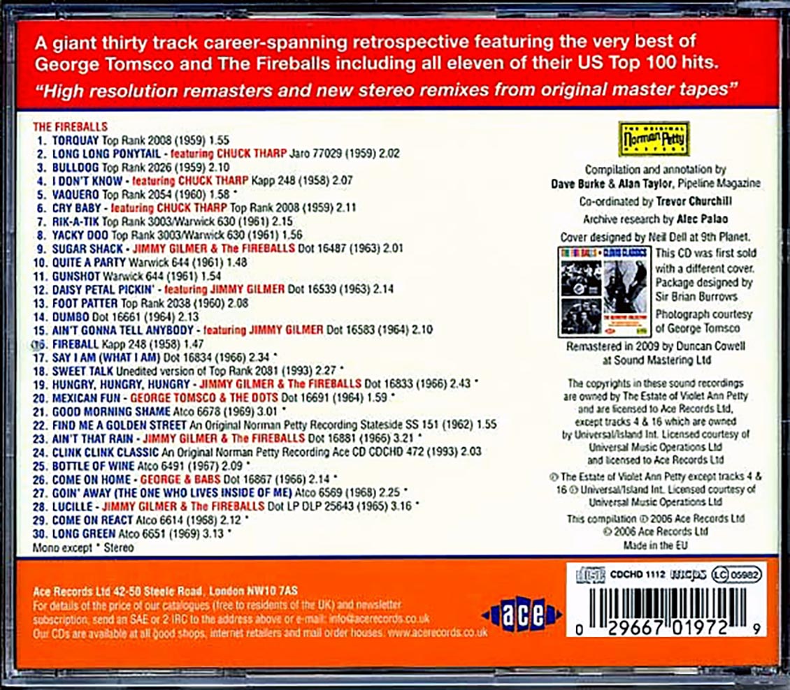 The Fireballs - Clovis Classics: The Definitive Collection (30 tracks)