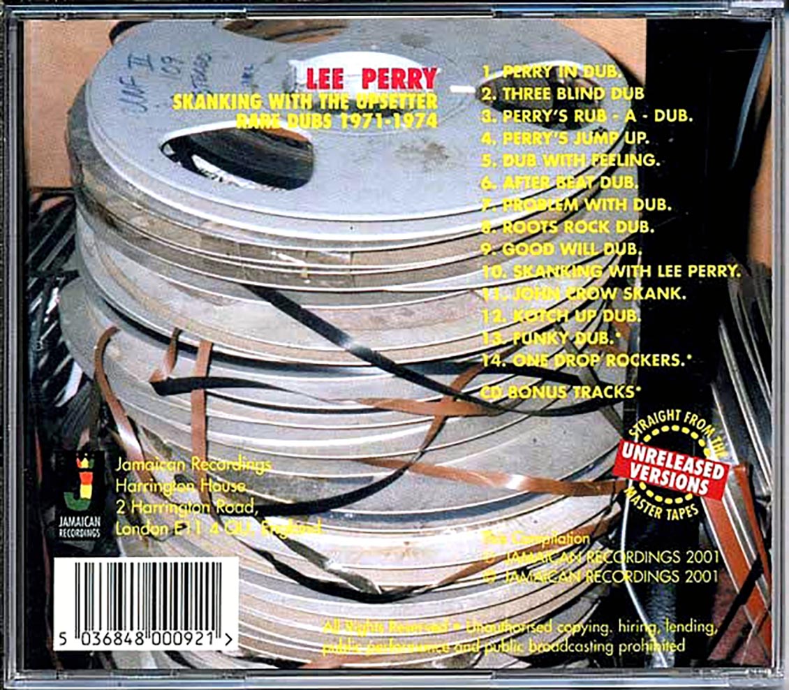 Lee Perry - Skanking With The Upsetter: Rare Dubs