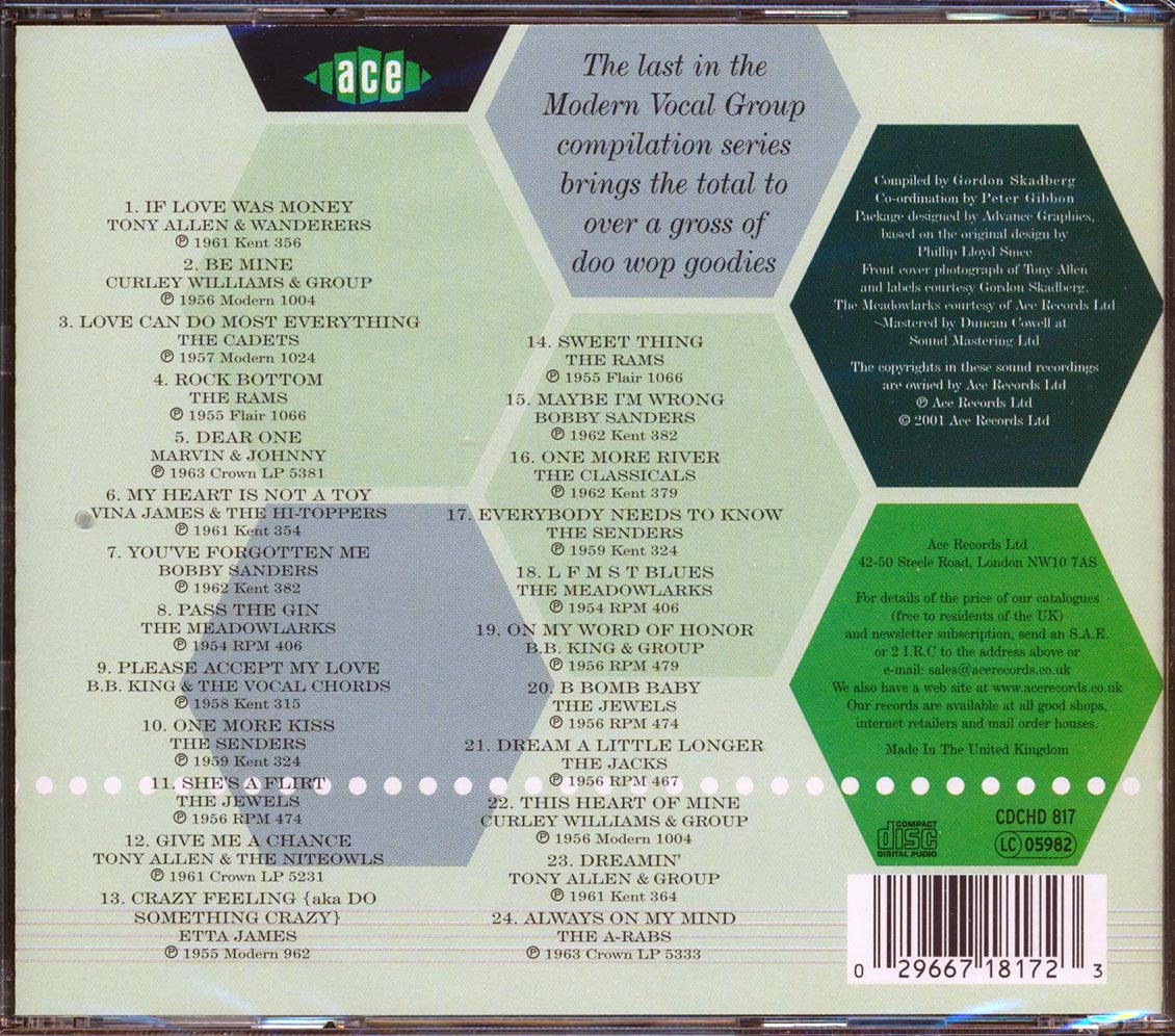 Various - Modern Records Vocal Groups Volume 6 (24 tracks)