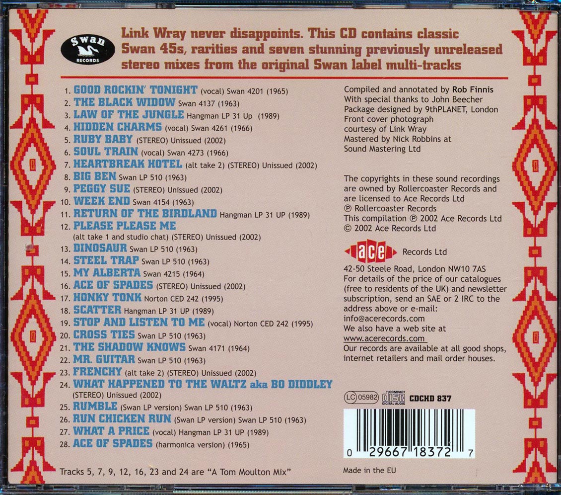 Link Wray - Law Of The Jungle (28 tracks)