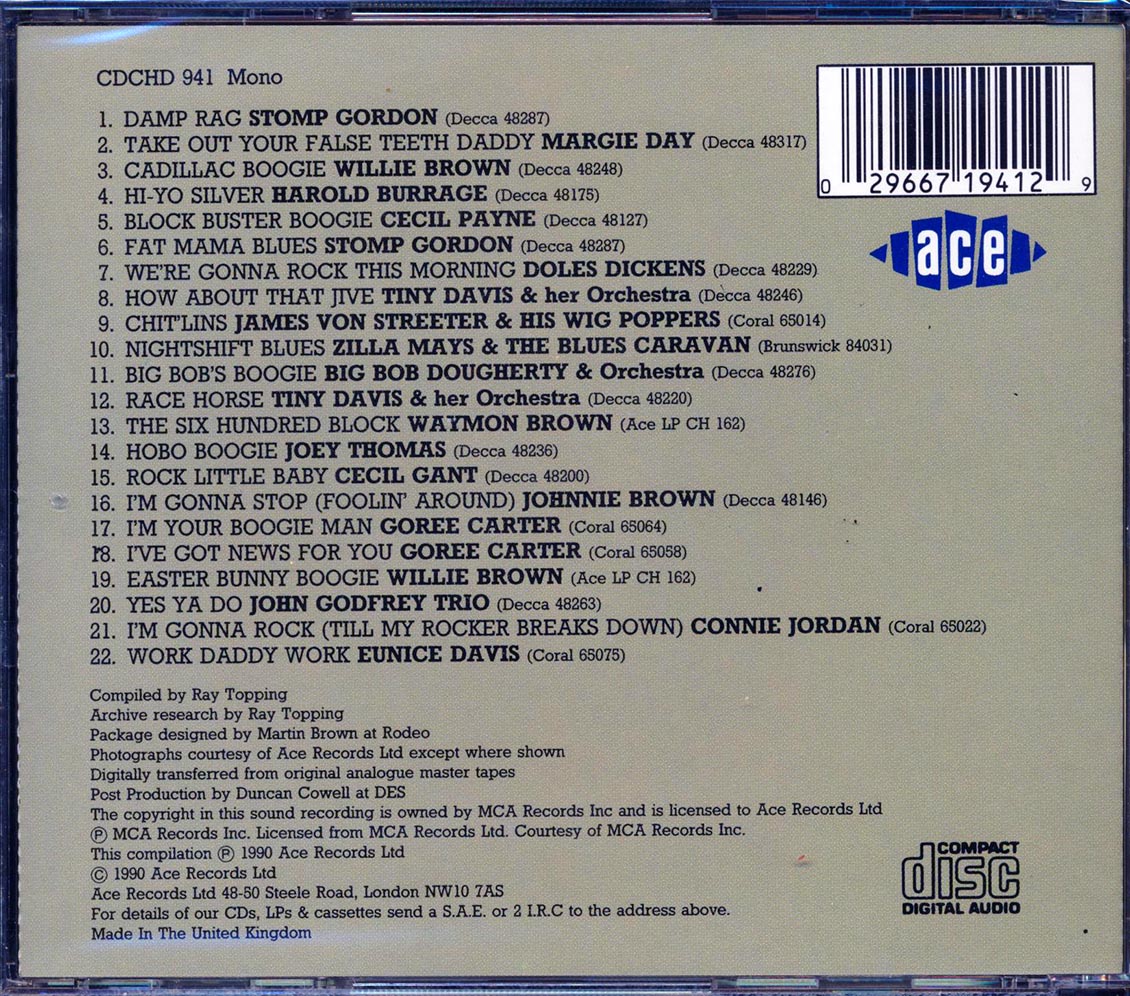 Various - Jumpin The Blues (22 tracks)