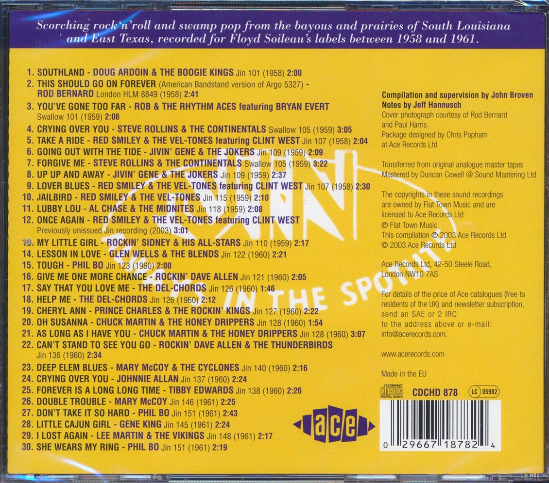 Various - The Early Jin Singles: Southland Rock N Rock (30 tracks)