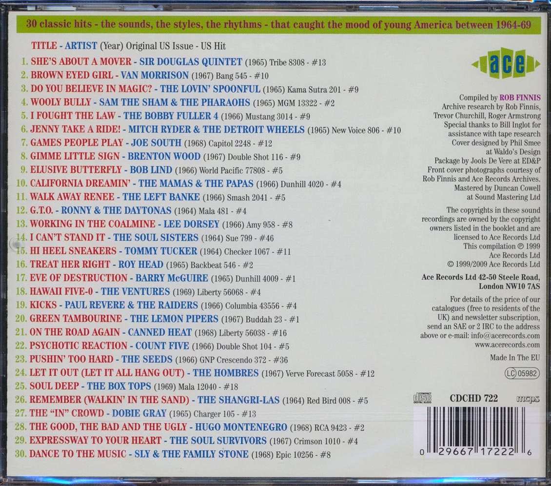 Various - Chartbusters USA Volume 1 (30 tracks)
