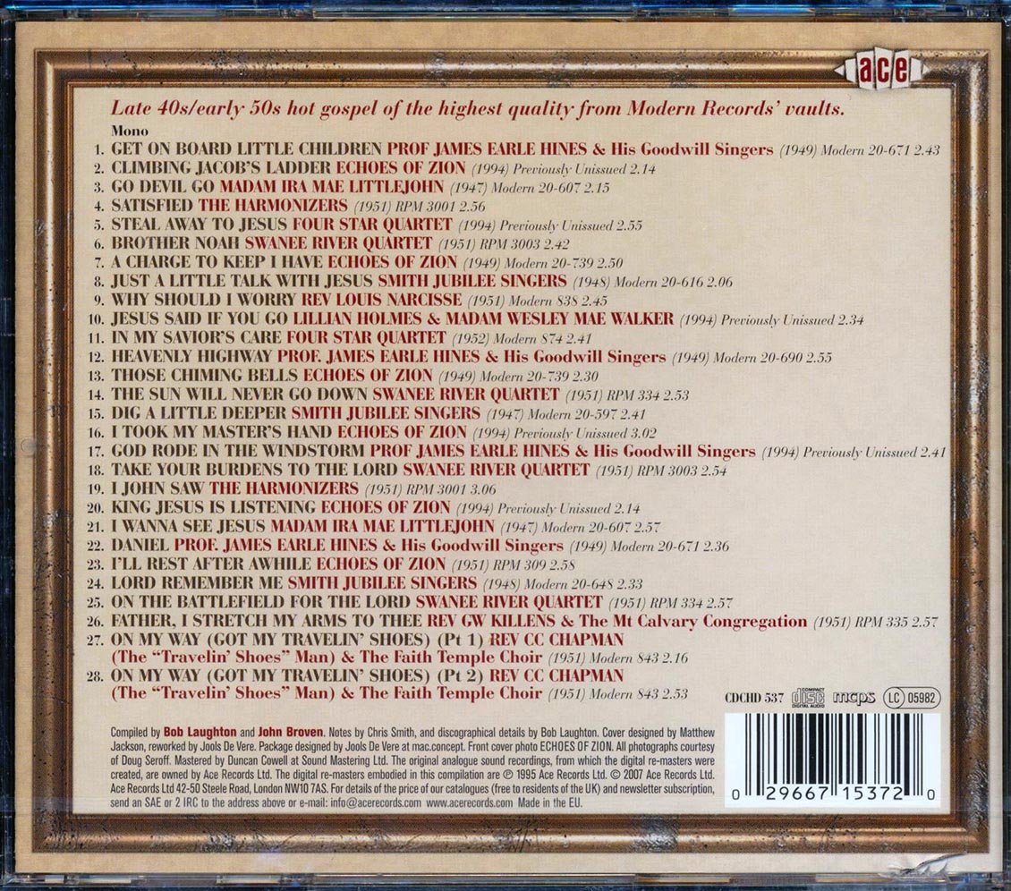 Various - Get On Board Little Children: The Modern Gospel Recordings (28 tracks)