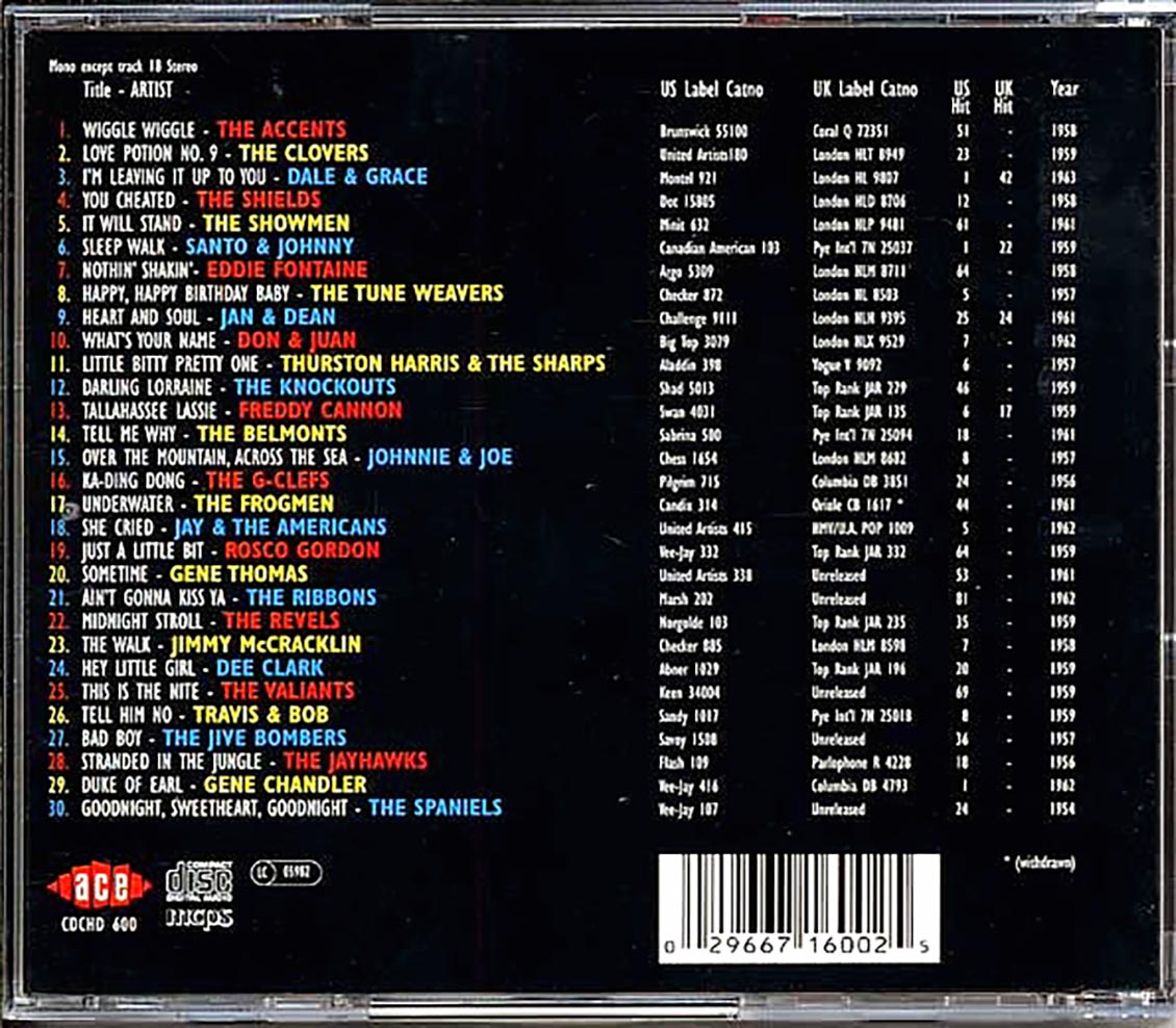 Various - The Golden Age Of American Rock N Roll Volume 5: Hot 100 Hits From 1954-1963 (30 tracks)