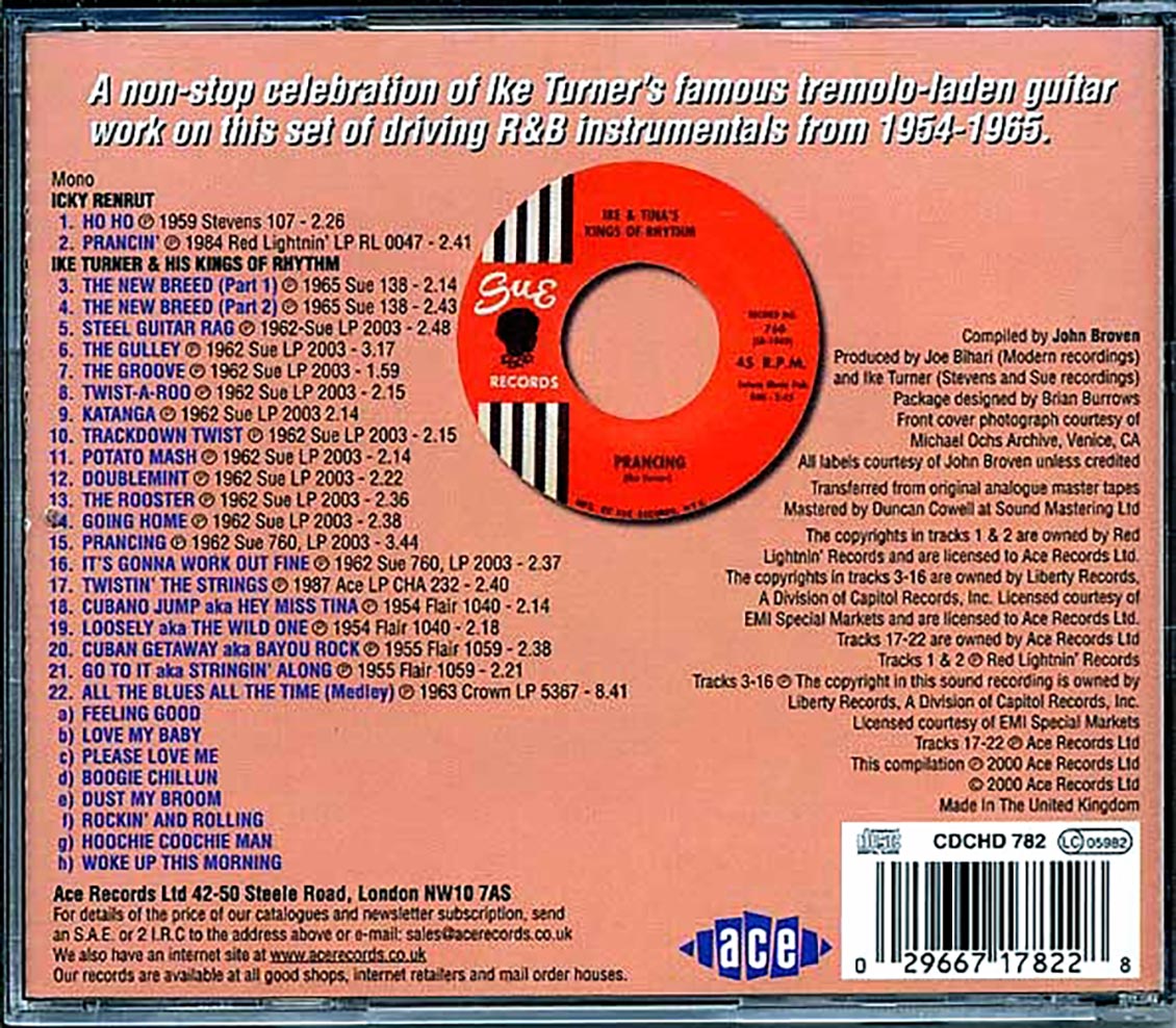 Ike Turner & His Kings Of Rhythm - Ike's Instrumentals (22 tracks)