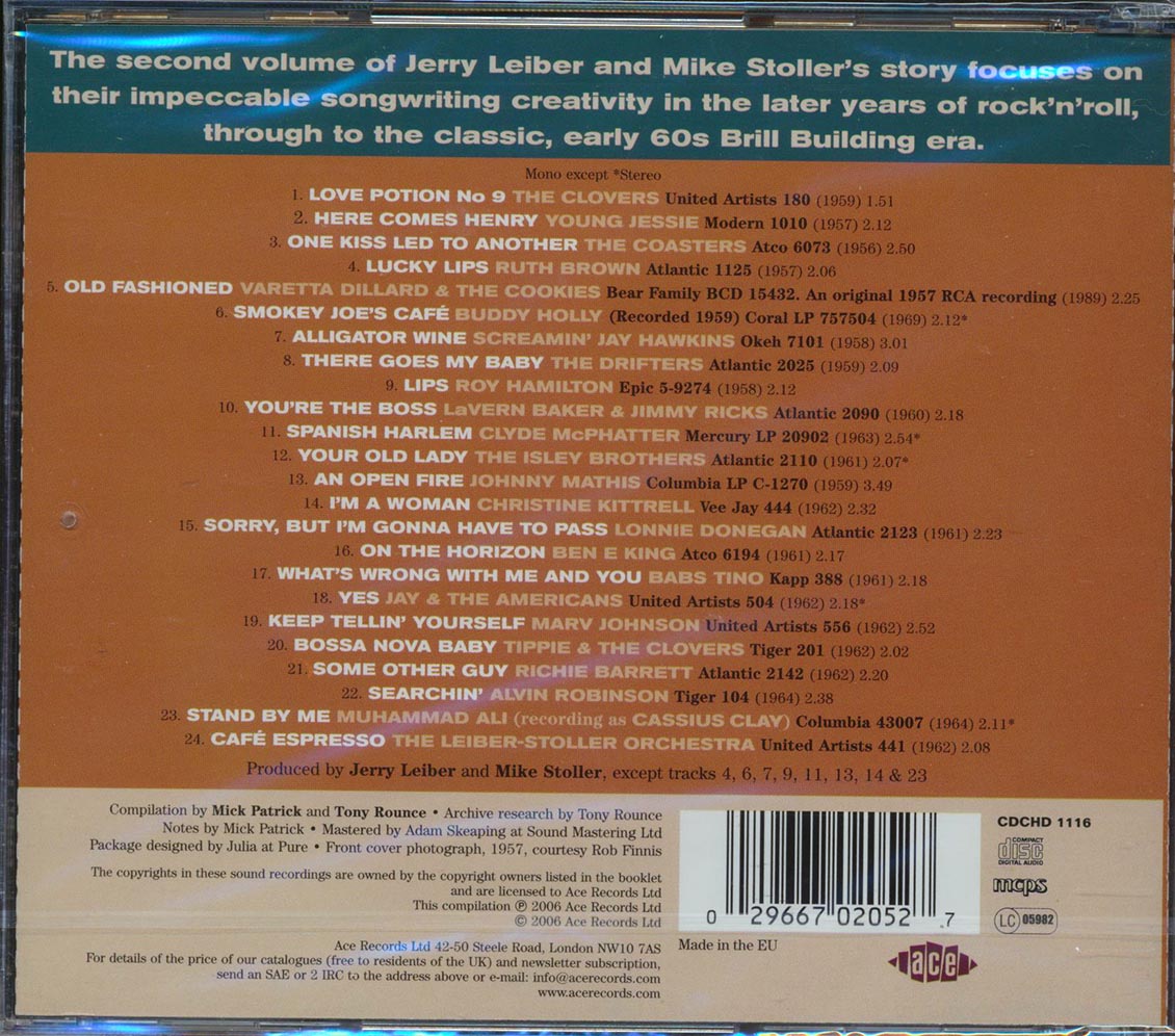 Various - The Leiber & Stoller Story Volume 2: On The Horizon 1956-1962 (24 tracks)