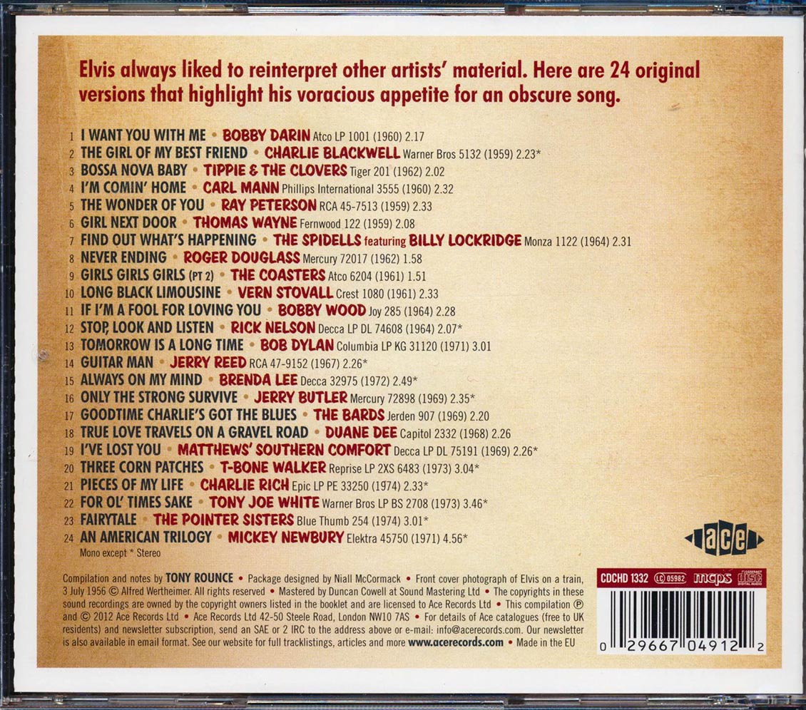 Various - Elvis Heard Them Here First (24 tracks)