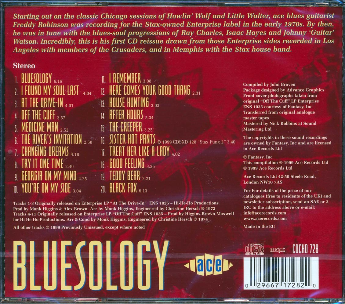 Freddy Robinson - Bluesology (20 tracks)