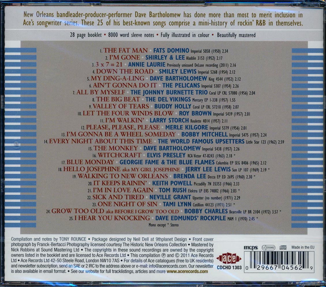Various - The Big Beat: The Dave Bartholomew Songbook (25 tracks)