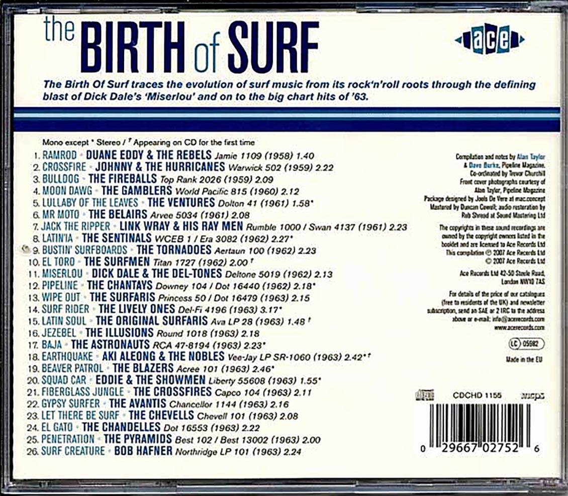 Dick Dale, The Astronauts, The Surfman, Etc. - Birth Of Surf (26 tracks)