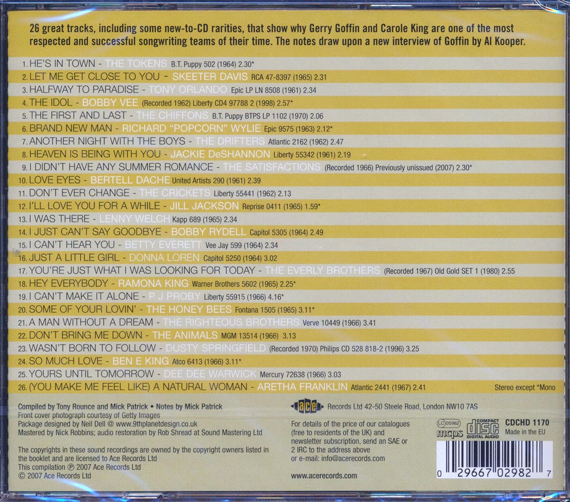 Goffin & King - A Gerry Goffin & Carole King Song Collection 1961-1967 (26 tracks)