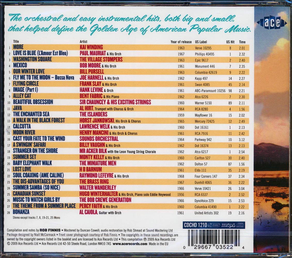 Various - The Golden Age Of American Popular Music: Hits With Strings And Things, Hot 100 Instrumentals From 1956-1967 (28 tracks)