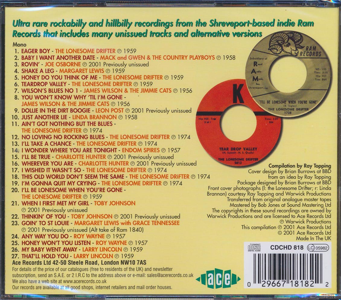 Various - Shreveport High Steppers: Rockabilly & Hillbilly (27 tracks)