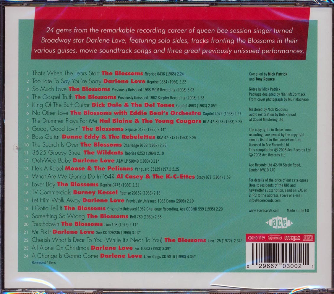 Darlene Love - So Much Love: A Darlene Love Anthology 1958-1998 (24 tracks)