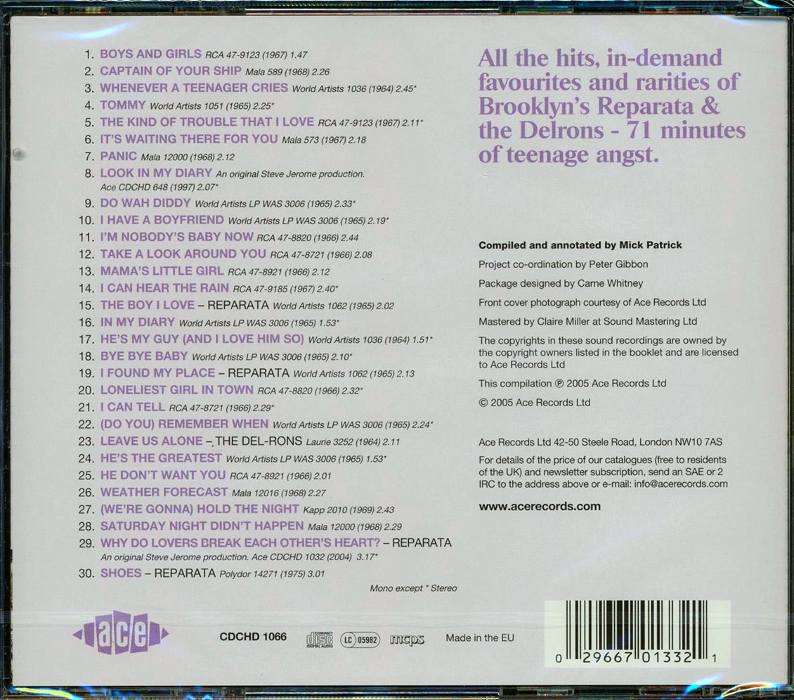 Reparata & The Delrons - The Best Of Reparata & The Delrons (30 tracks)