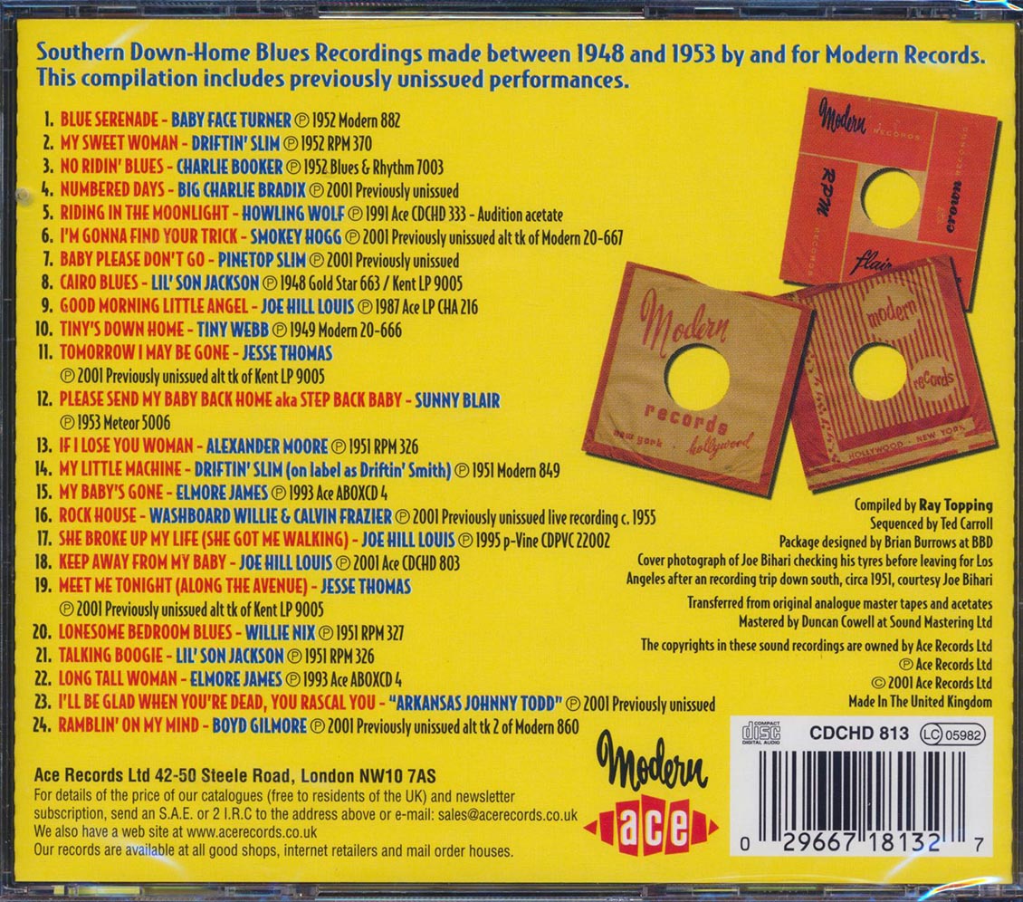 Various - The Travelling Record Man: Historic Down South Recording Trips Of Joe Bihari & Ike Turner (24 tracks)