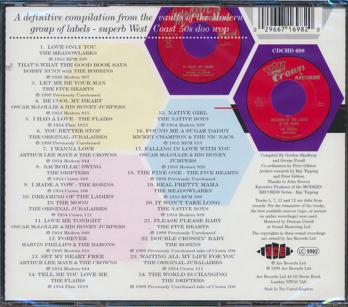 Various - Modern Records Vocal Groups Volume 1 (24 tracks)