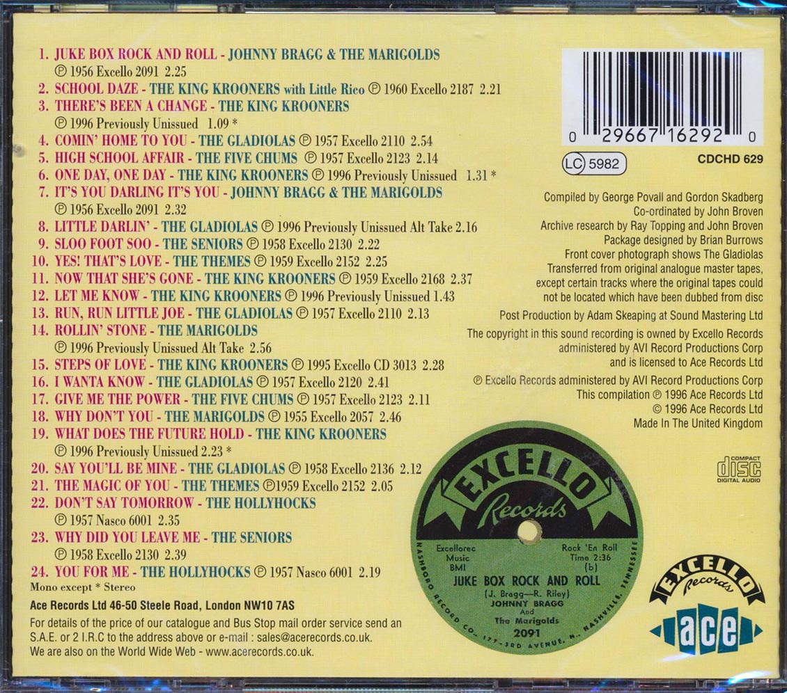 Various - Krooning: Southern Doo Wop Volume 2 (24 tracks)