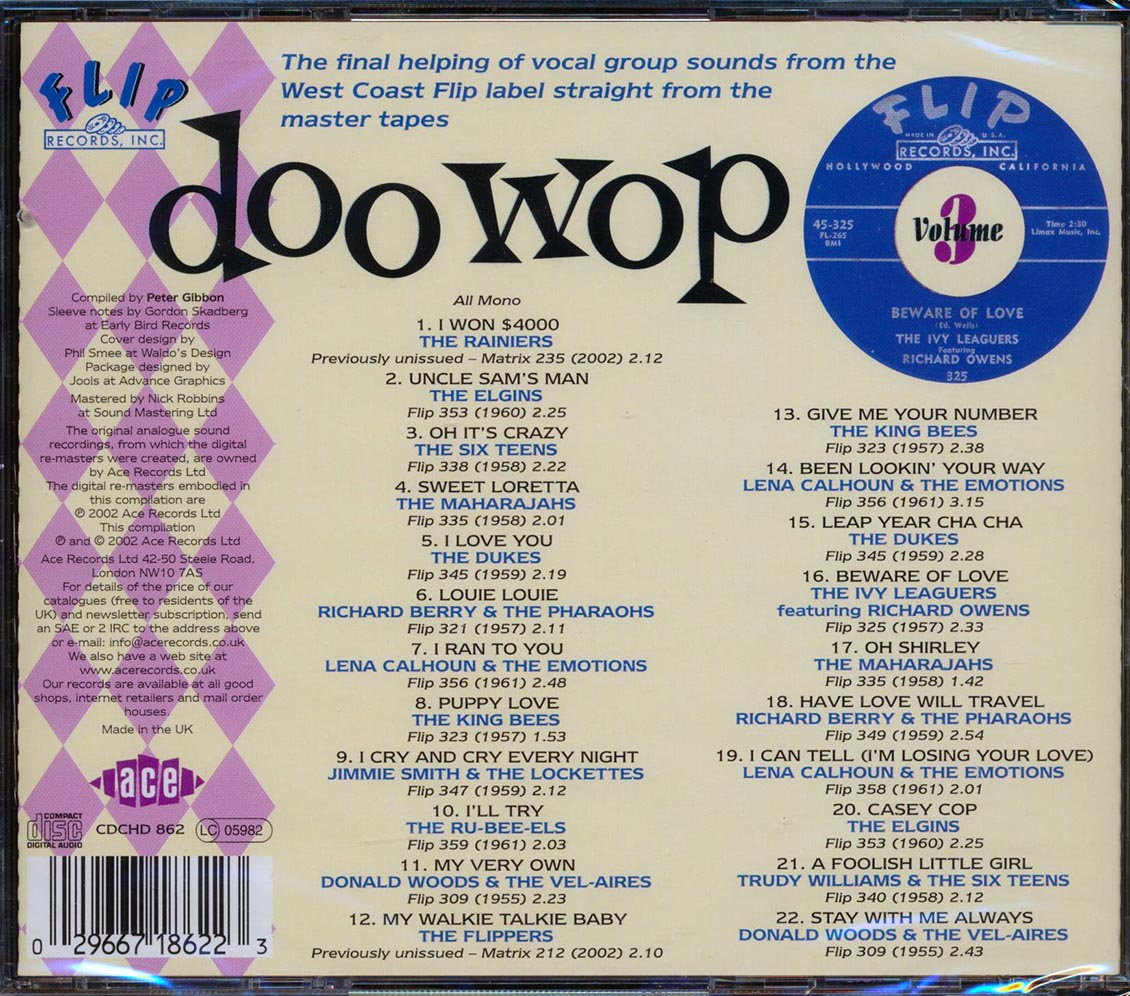 Various - Flip Doo Wop Volume 3 (22 tracks)