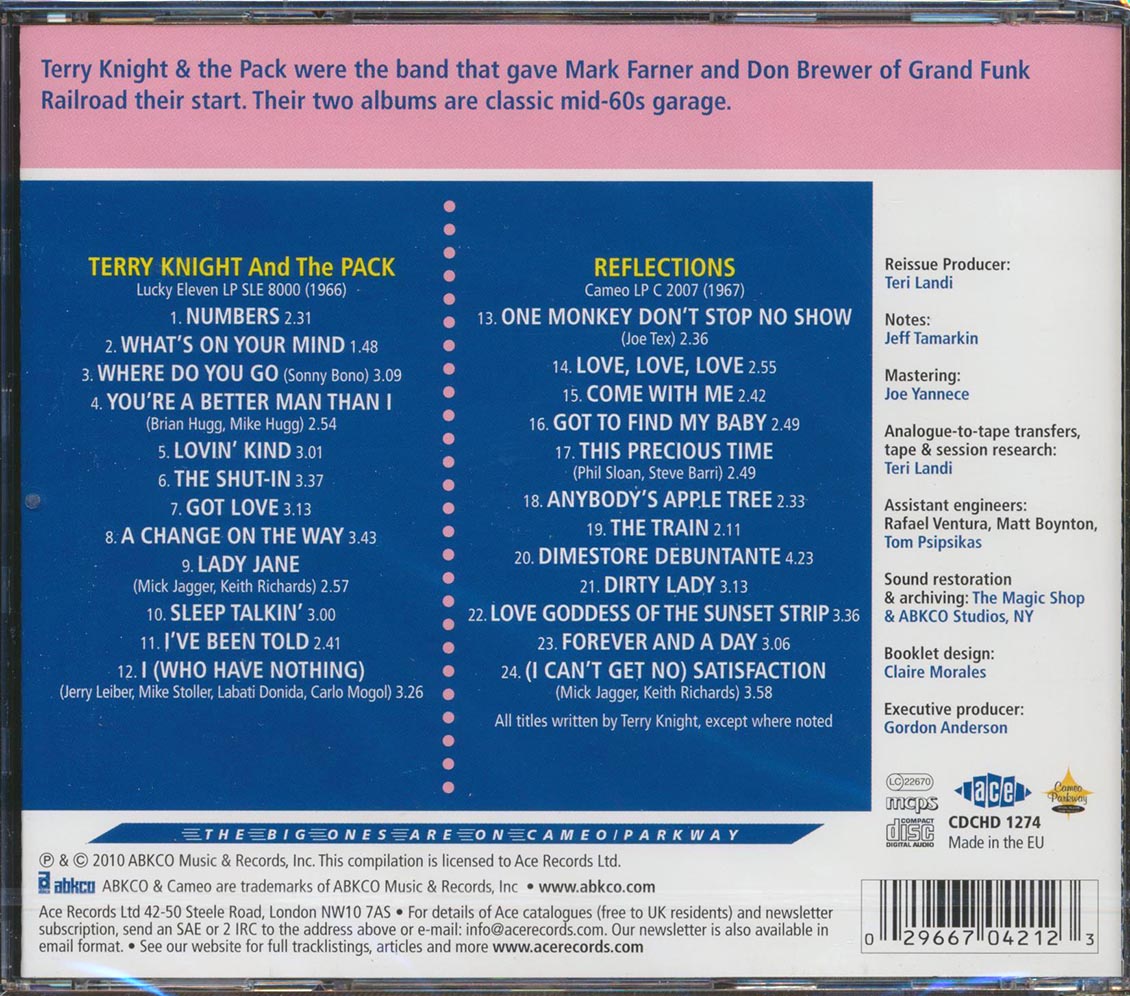 Terry Knight & The Pack - Terry Knight & The Pack + Reflections (24 tracks)