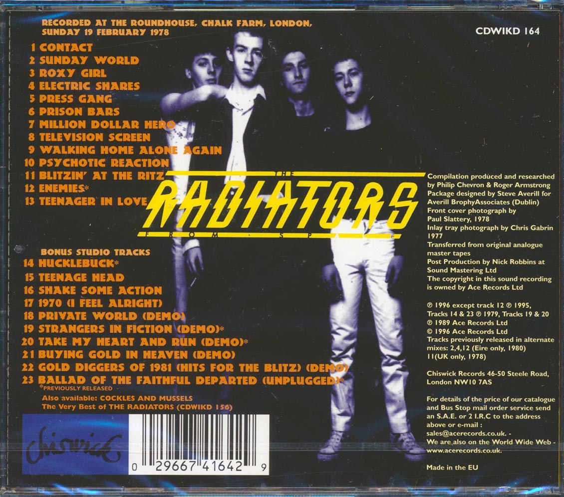 The Radiators - Alive Alive O (23 tracks)