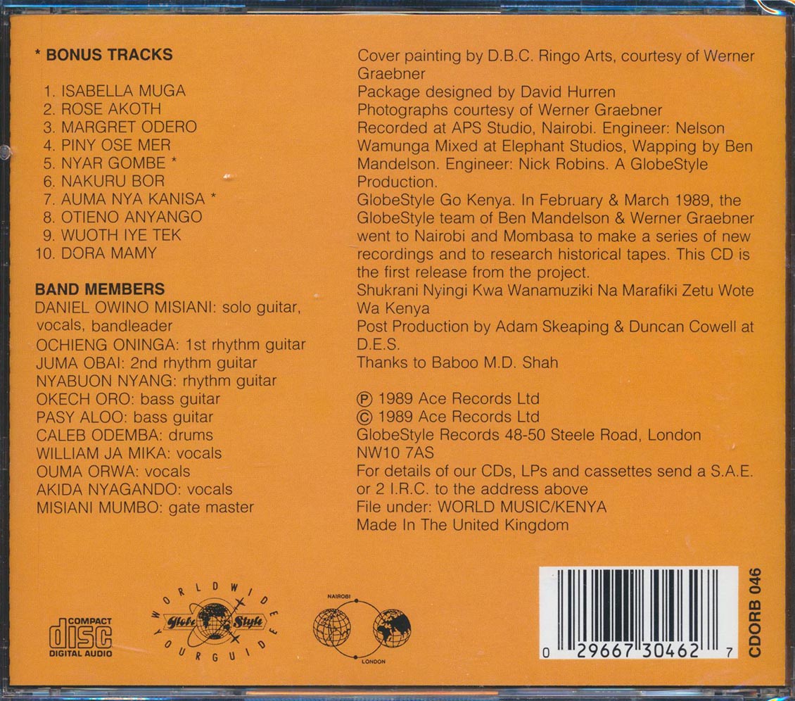 DO Misiani & Shirati Jazz - Piny Ose Mer: The World Upside Down, The Best Of Benga From The West Of Kenya