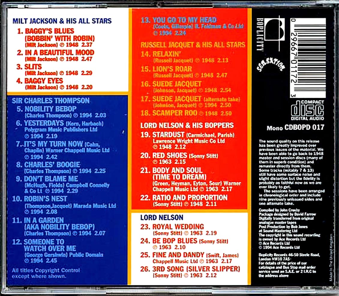 Various - The Roots Of Modern Jazz: The 1948 Sessions (26 tracks)