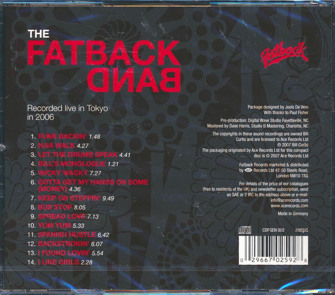 The Fatback Band - Live In Tokyo 2006
