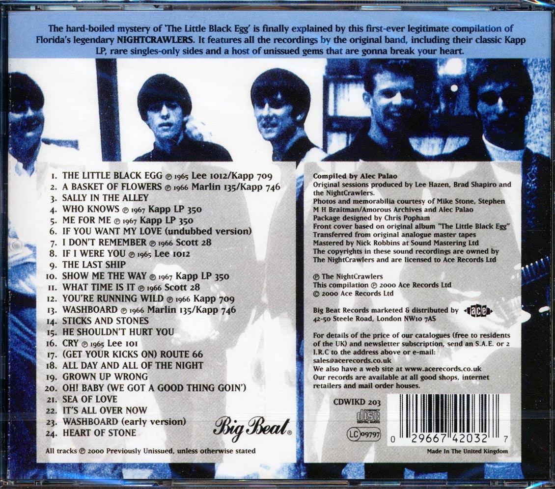 The Nightcrawlers - The Little Black Egg (24 tracks)