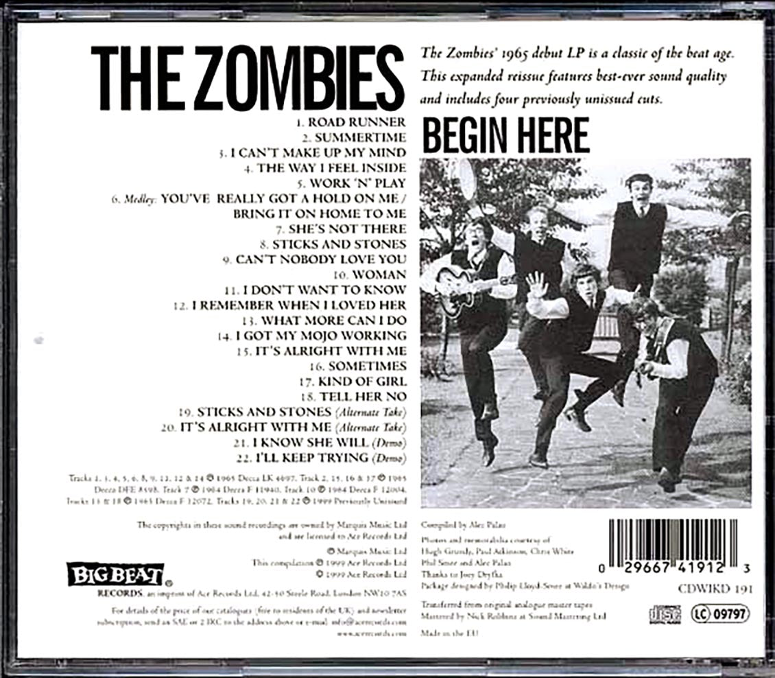 The Zombies - Begin Here (22 tracks)