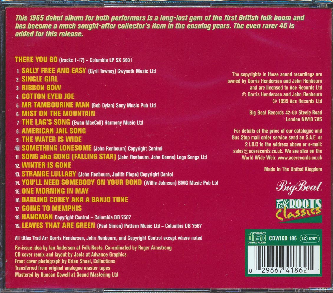 Dorris Henderson & John Renbourn - There You Go