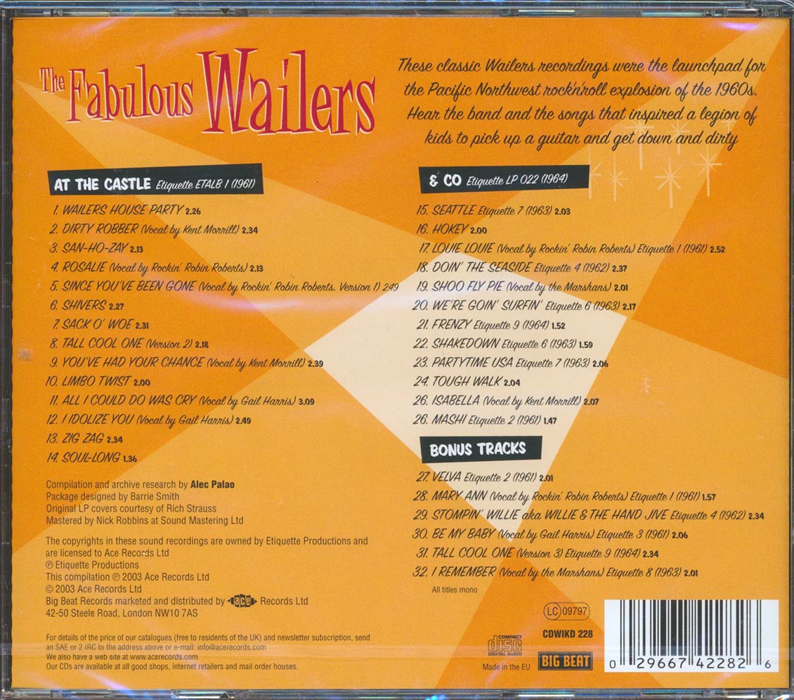The Wailers - The Fabulous Wailers At The Castle + The Wailers & Company (32 tracks)