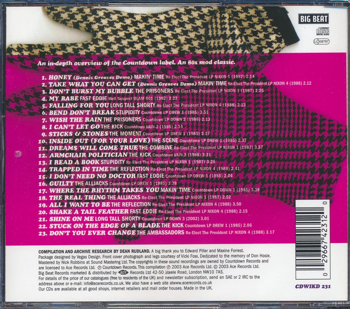 Various - Ready Steady Go: The Countdown Records Story (23 tracks)