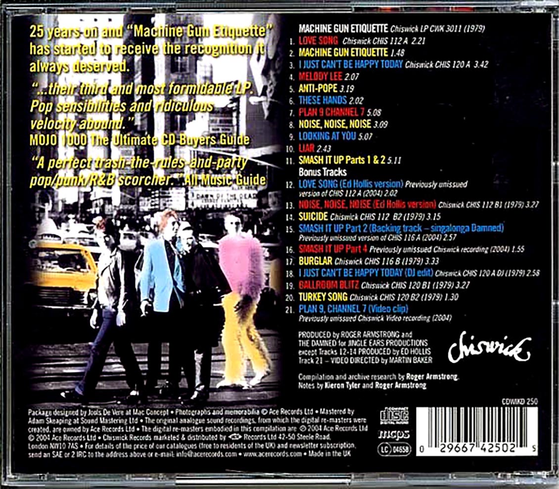 The Damned - Machine Gun Etiquette (21 tracks)