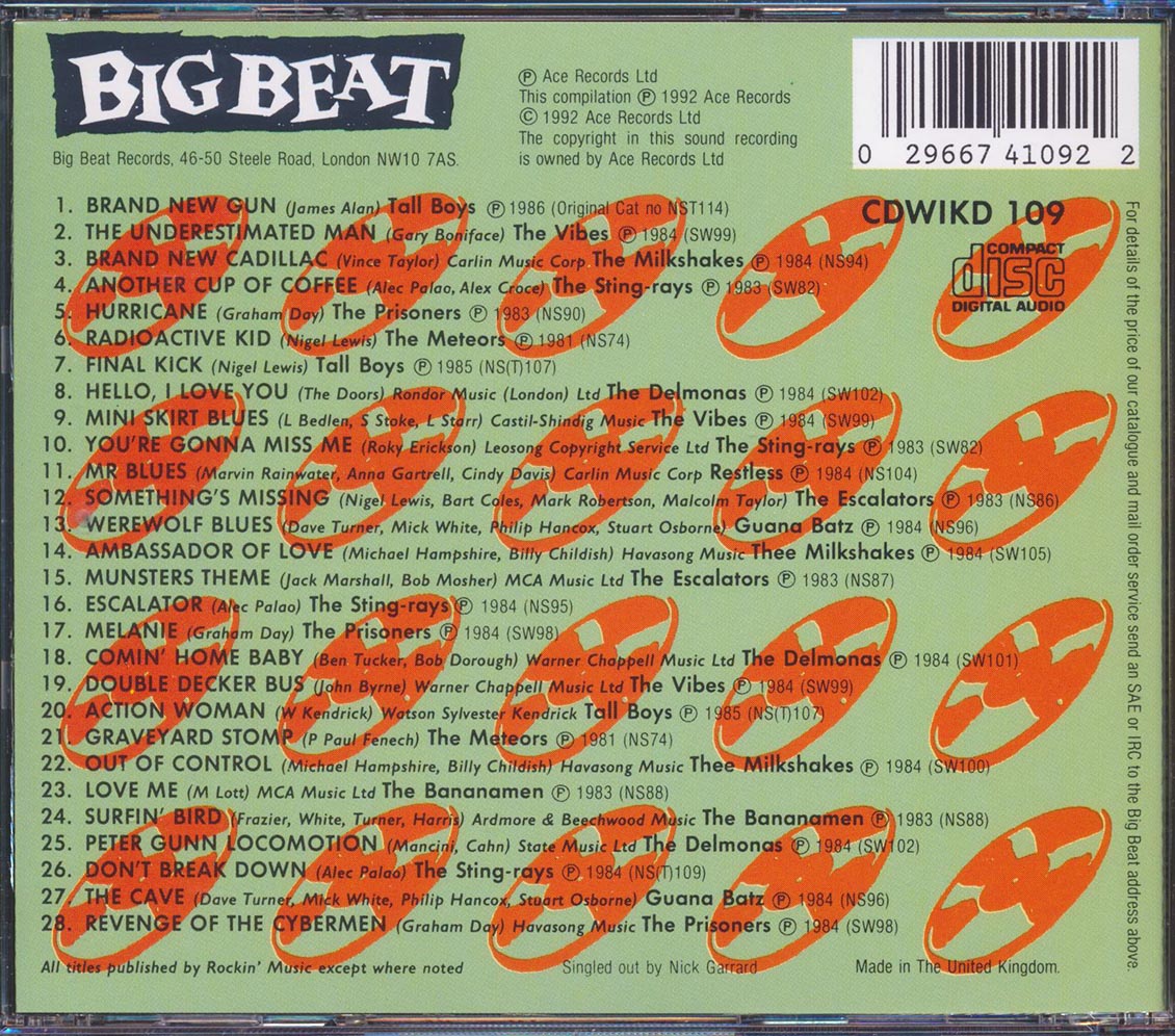 Various - Single Minded: Best Of Big Beat Singles From The Garage Band Daze (28 tracks)