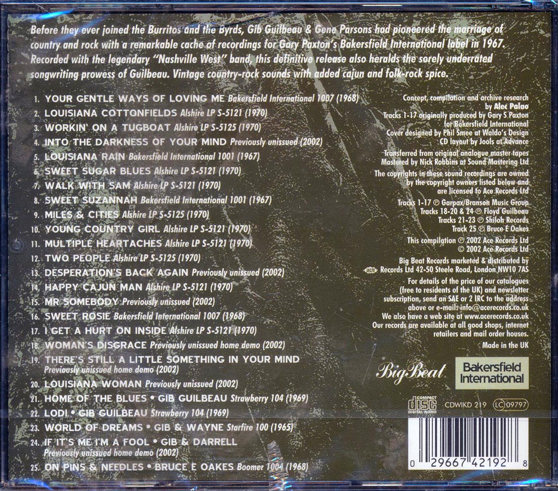 Guilbeau & Parsons - Louisiana Rain