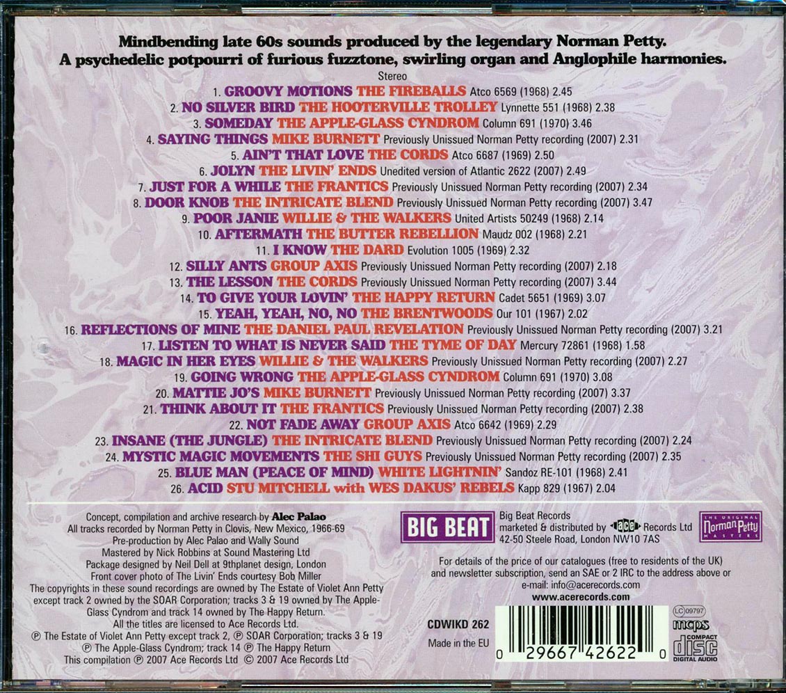 Various - Get Ready To Fly: Pop Psyche From The Norman Petty Vaults (26 tracks)