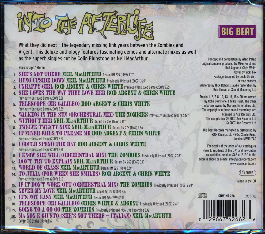 The Zombies - Into The Afterlife (20 tracks)